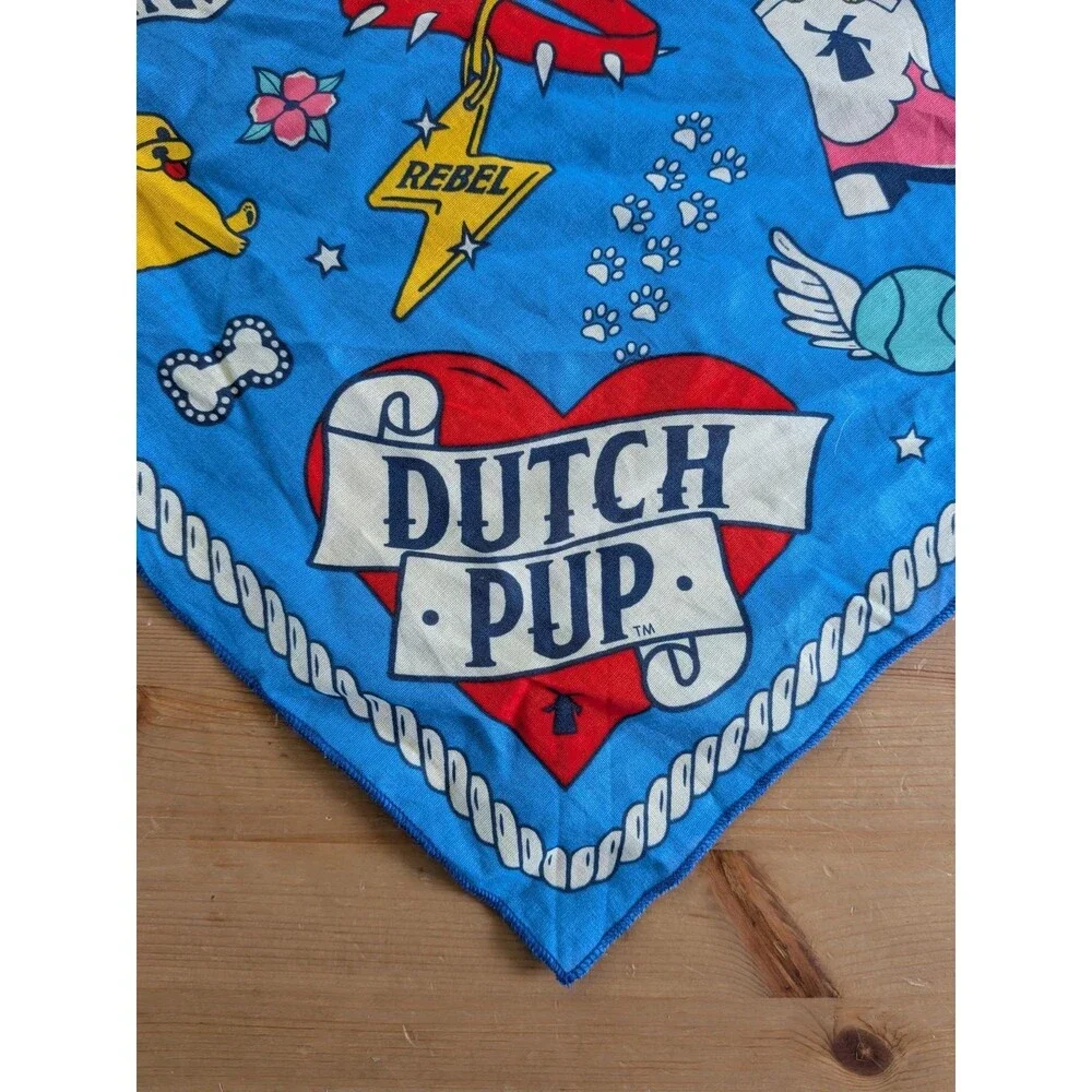 Dutch Bros Dog Bandana Rare Limited Edition “Dutch Pup” 2024 Triangle
